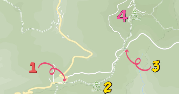 함백산 만항재 코스