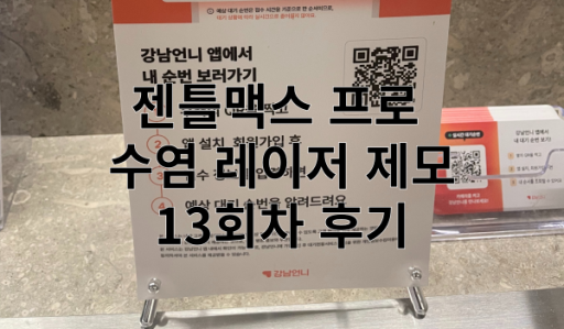 수염 레이저 제모 13회 특성