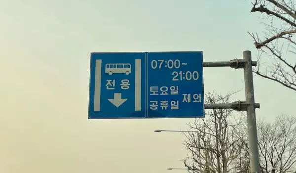 버스 전용 차로 주행3
