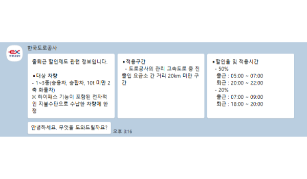 한국도로공사 하이패스 할인 조건