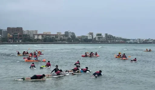 제주도 새벽 도착 함덕해수욕장 서핑