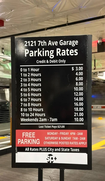 시애틀 반나절 주차 사진