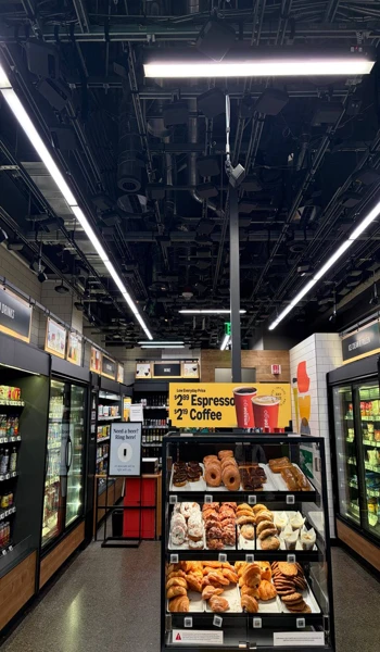 아마존 고 내부 카메라 센서